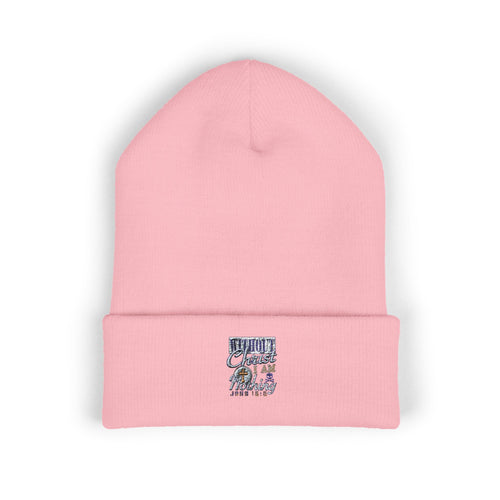 Embroidered Classic Beanie - 'Without Christ I'm Nothing'